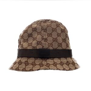 Vintage Gucci monogram bucket hat